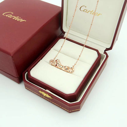 [Luxora]PANTHERE FULL DIAMOND NECKLACE