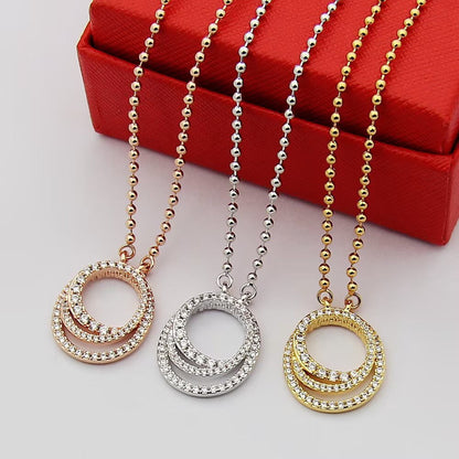 [Luxora]ETINCELLE  FULL DIAMOND NECKLACE