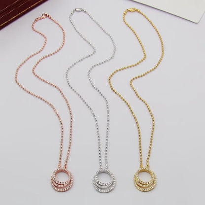 [Luxora]ETINCELLE  FULL DIAMOND NECKLACE
