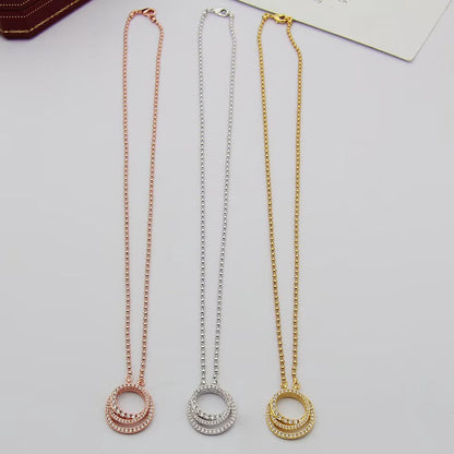 [Luxora]ETINCELLE  FULL DIAMOND NECKLACE