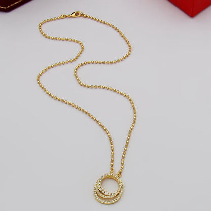[Luxora]ETINCELLE  FULL DIAMOND NECKLACE