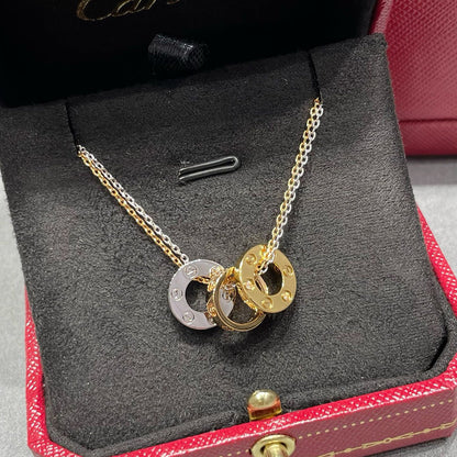 [Luxora]LOVE 6 DIAMOND PENDANT NECKLACE