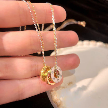 [Luxora]LOVE 6 DIAMOND PENDANT NECKLACE