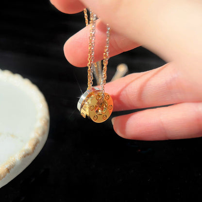 [Luxora]LOVE 6 DIAMOND PENDANT NECKLACE