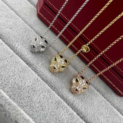 [Luxora]PANTHERE FULL DIAMOND NECKLACE