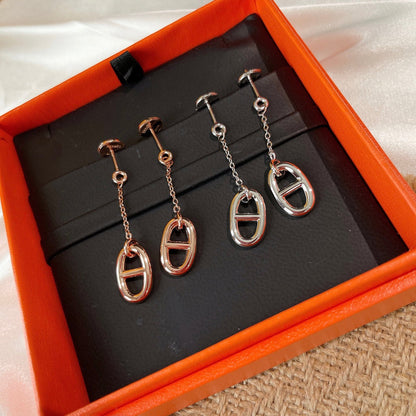 [Luxora] KETTENQUASTEN-OHRRINGE