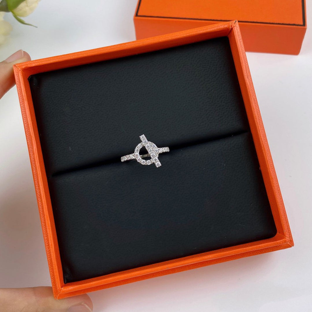 [Luxora]ECHAPPEE RING SILVER DIAMOND