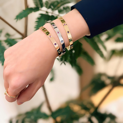 [Luxora]2026 RAINBOW LOVE BRACELET 6.1MM  10 DIAMONDS