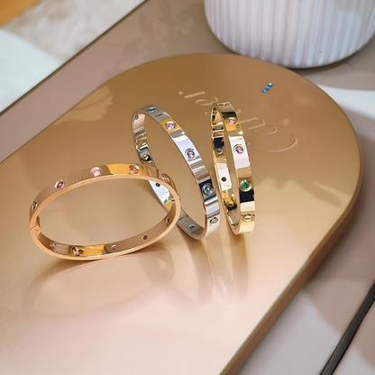 [Luxora]2026 RAINBOW LOVE BRACELET 6.1MM  10 DIAMONDS