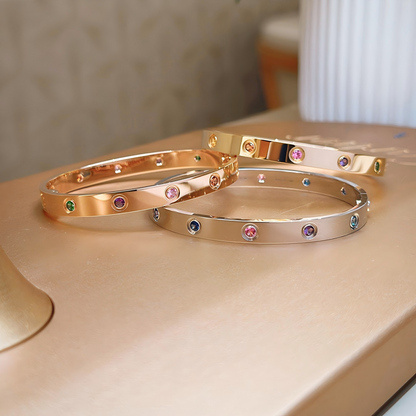 [Luxora]2026 RAINBOW LOVE BRACELET 6.1MM  10 DIAMONDS