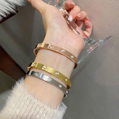 [Luxora]2026 RAINBOW LOVE BRACELET 6.1MM  10 DIAMONDS