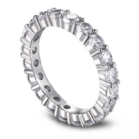 [Luxora]Sparkling Round Cut Tennis Ring