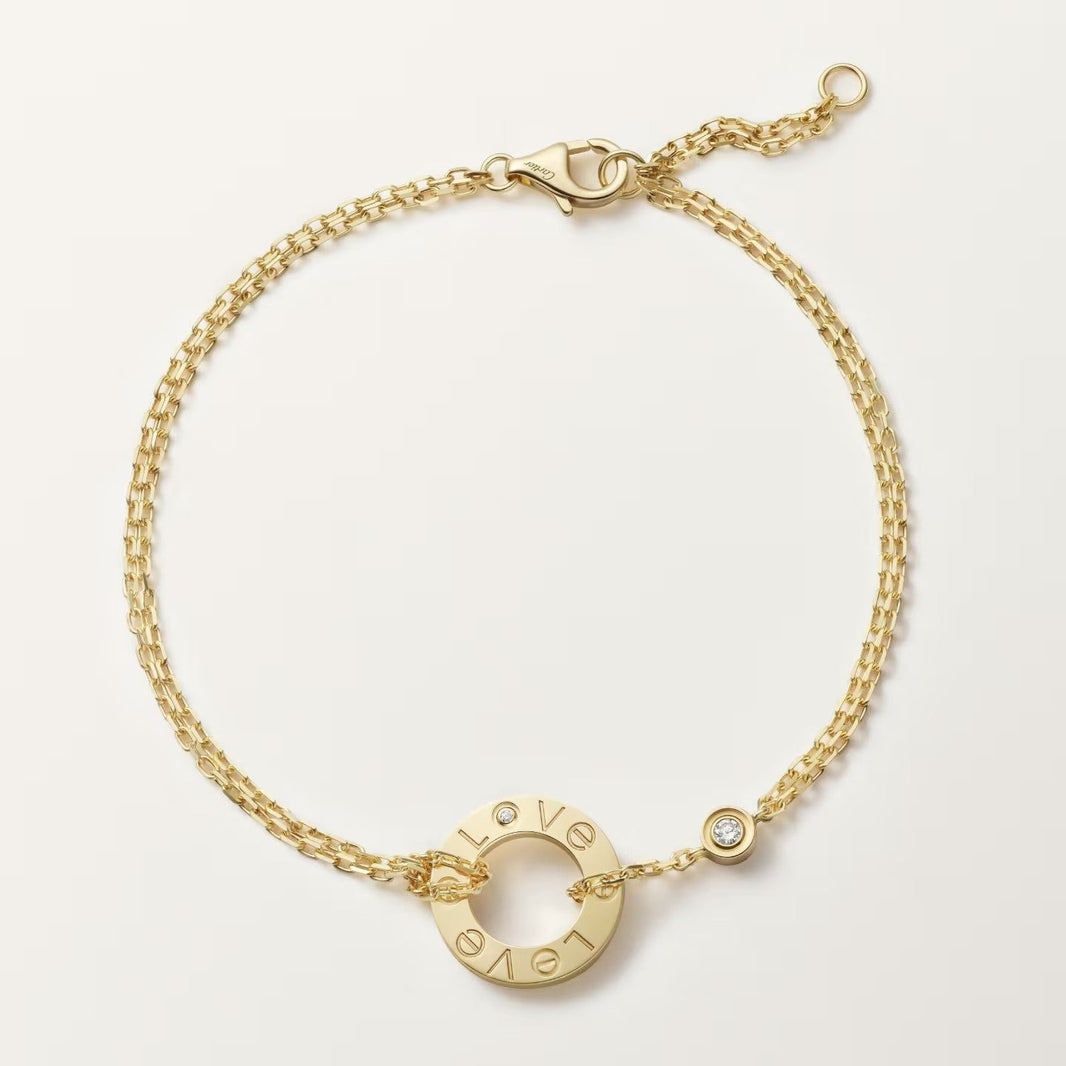 [Luxora]LOVE BRACELET 2 DIAMOND