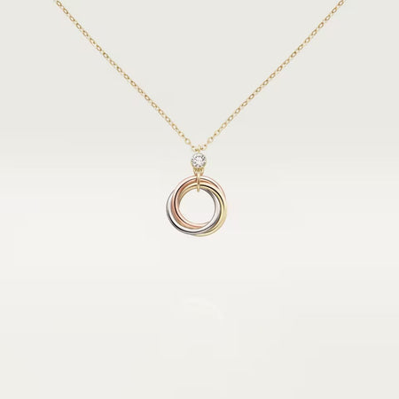 [Luxora]TRINITY  NECKLACE 1 DIAMOND