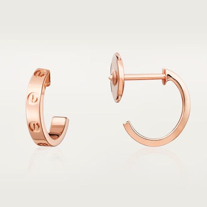 [Luxora]LOVE EARRINGS 2.65 MM NO DIAMOND SMALL