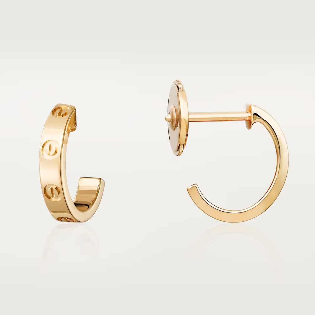 [Luxora]LOVE EARRINGS 2.65 MM NO DIAMOND SMALL