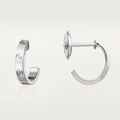 [Luxora]LOVE EARRINGS 2.65 MM NO DIAMOND SMALL