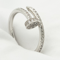 [Luxora]JUSTE RING 1.8MM SILVER DIAMONDS