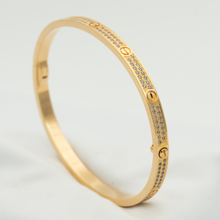 [Luxora]LOVE BRACELET 3.65MM DIAMOND-PAVED