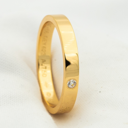 [Luxora]LOVE RING 4MM 1 DIAMOND
