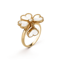 [Luxora]SWEET CLOVER WHITE MOP RING