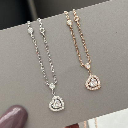 [LUXE]JOY HEART DIAMOND NECKLACE