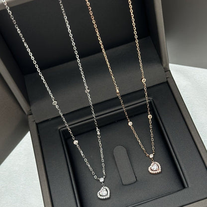 [LUXE]JOY HEART DIAMOND NECKLACE