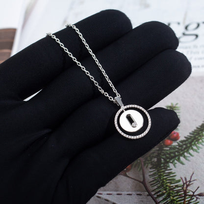 [LUXE]LUCKY MOVE PM NECKLACE SILVER DIAMOND