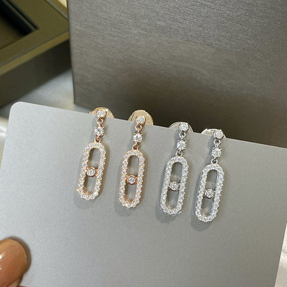 [LUXE]DORMEUSES MOVE UNO DIAMOND EARRINGS