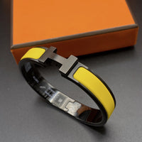 [Luxora]CLIC HM SO BLACK YELLOW BRACELET