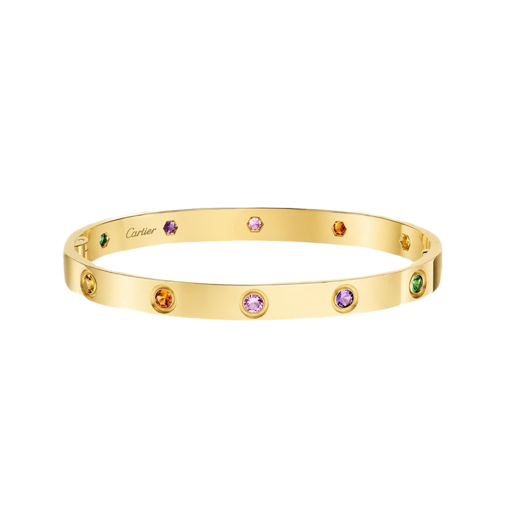[OAK JURI]2026 RAINBOW LOVE BRACELET 6.1MM  10 DIAMONDS