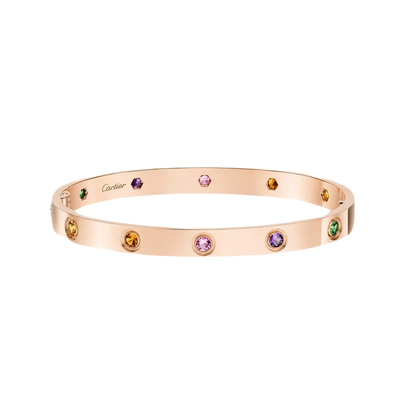 [OAK JURI]2026 RAINBOW LOVE BRACELET 6.1MM  10 DIAMONDS