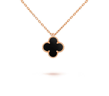[Luxora]CLOVER MINI 9.5MM CARNELIANS NECKLACE COLLECTION