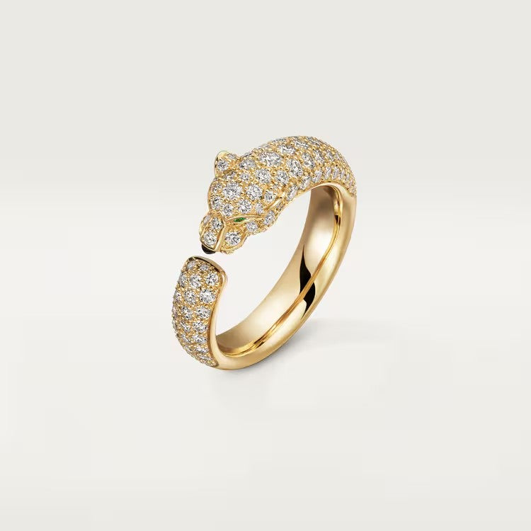 [Luxora]PANTHERE FULL DIAMOND SMALL RING