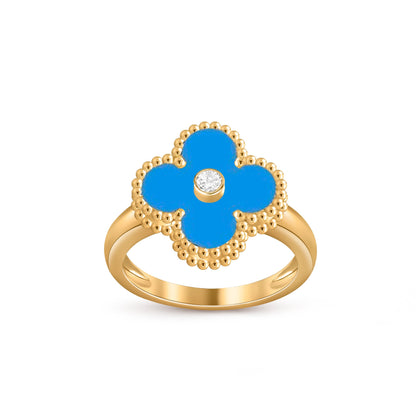 [Luxora]CLOVER DIAMOND RING GOLD COLLECTION