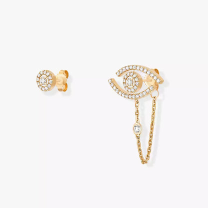 [Loxura]Lucky Eye Diamond Earrings