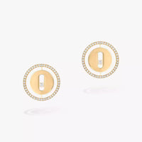 [Loxura]Lucky Move Diamond Earrings