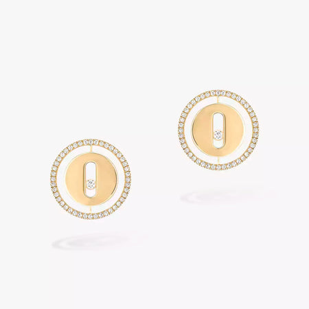 [Loxura]Lucky Move Diamond Earrings