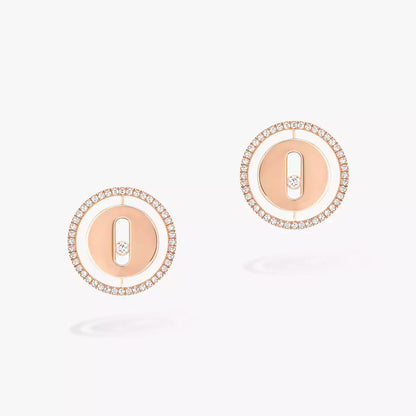 [Loxura]Lucky Move Diamond Earrings