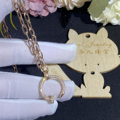 [Luxora]JUSTE NECKLACE FULL DIAMONDS