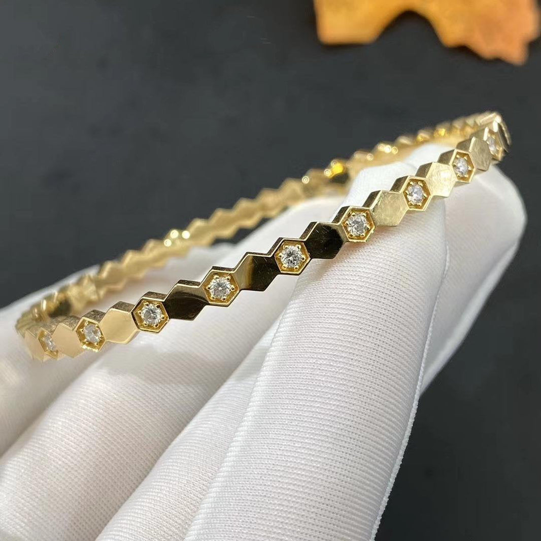 [Luxora]BEE LOVE GOLD DIAMOND BRACELET