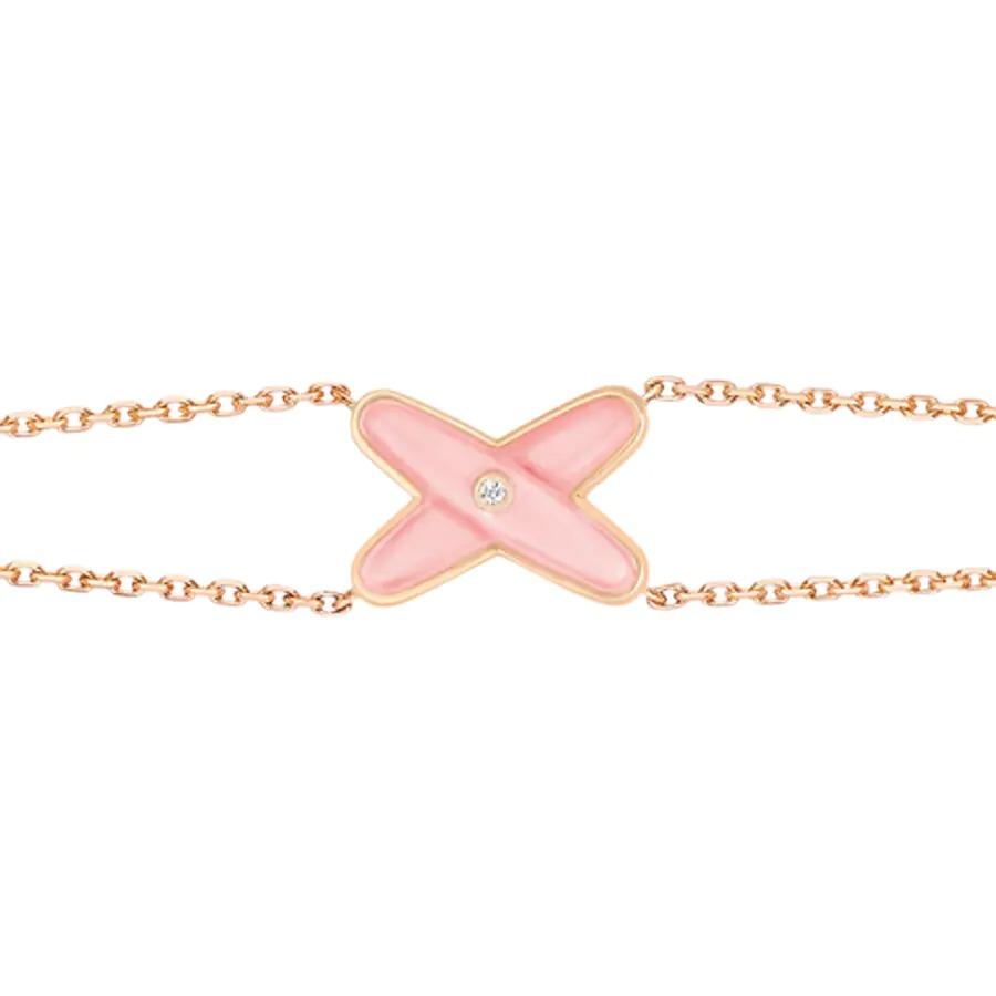 [Luxora]JEUX BRACELET PINK MOP PINK GOLD 1 DIAMOND