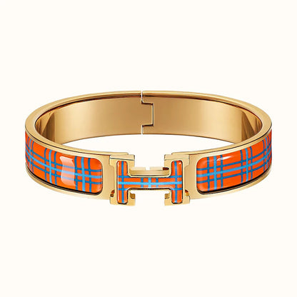 [Luxora]H TARTAN BRACELET 12MM