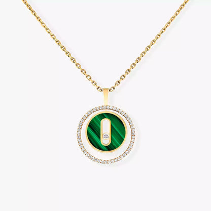 [LUXE]Lucky Move Diamond Necklace in Rose Gold and White Mother-of-Pearl