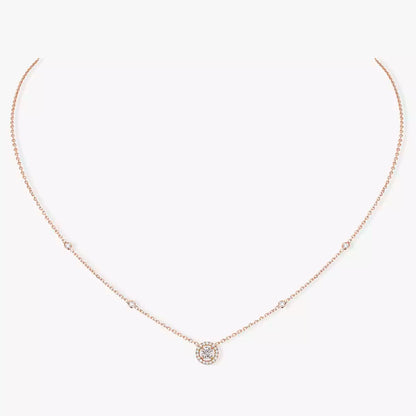 [LUXE]Diamond Necklace 0,20ct Brilliant Shape Joy