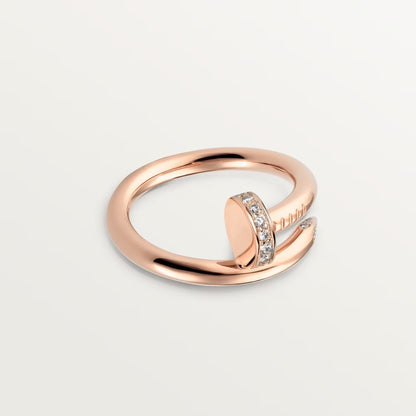 [Luxora]JUSTE RING 2.6MM HALF DIAMOND