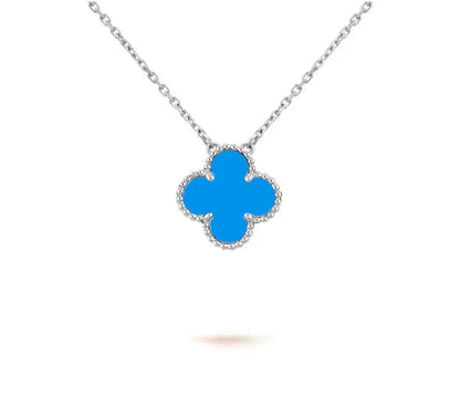 [Luxora]CLOVER 15MM NECKLACE SILVER COLLECTION