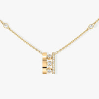 [LUXE]CHAIN MOVE ROMANE PEDAND NECKLACE