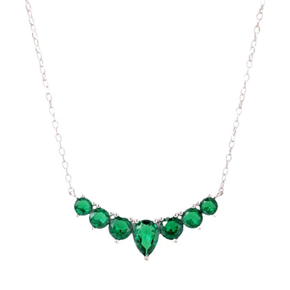 [Luxora]繊細なカラフルハートネックレス