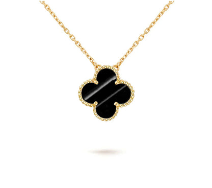 [Luxora]CLOVER 15MM SINGLE FLOWER NECKLACE COLLECTION